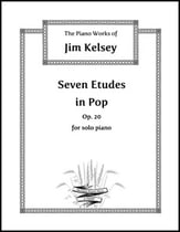 Seven Etudes in Pop, Op. 20 piano sheet music cover